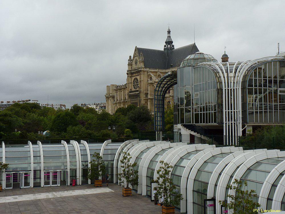 Paris vu d'en haut, glise Saint-Eustache, Les Halles