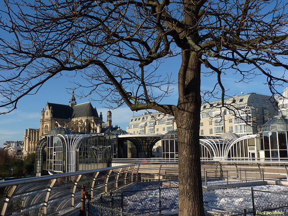 Paris vu d'en haut, glise Saint-Eustache, Les Halles