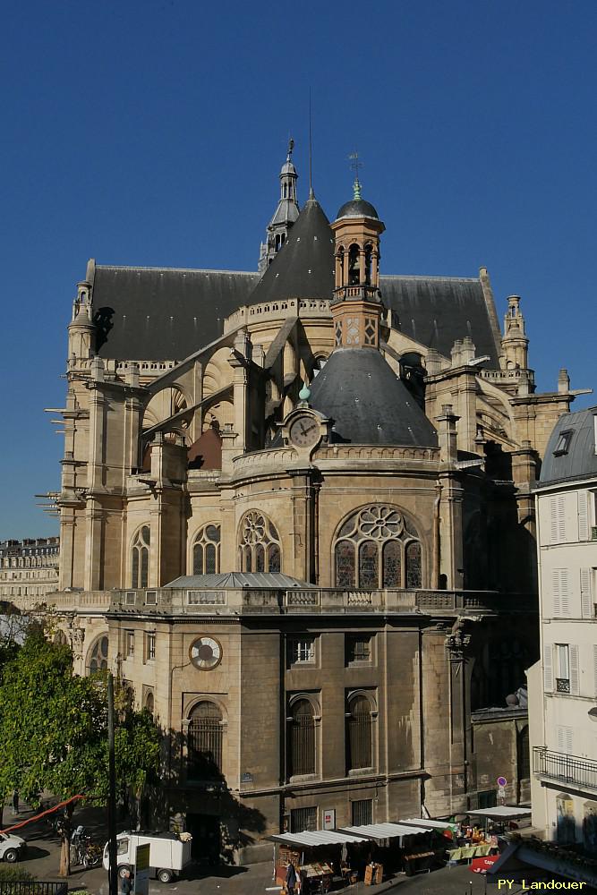 Paris vu d'en haut, glise Saint-Eustache, 130 rue Rambuteau