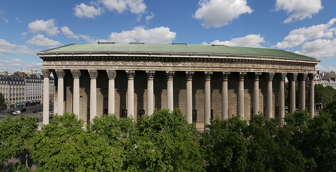 Paris vu d'en haut, glise de la Madeleine, 