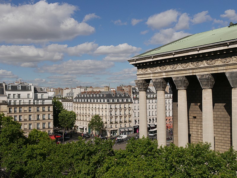 Paris vu d'en haut, glise de la Madeleine, 