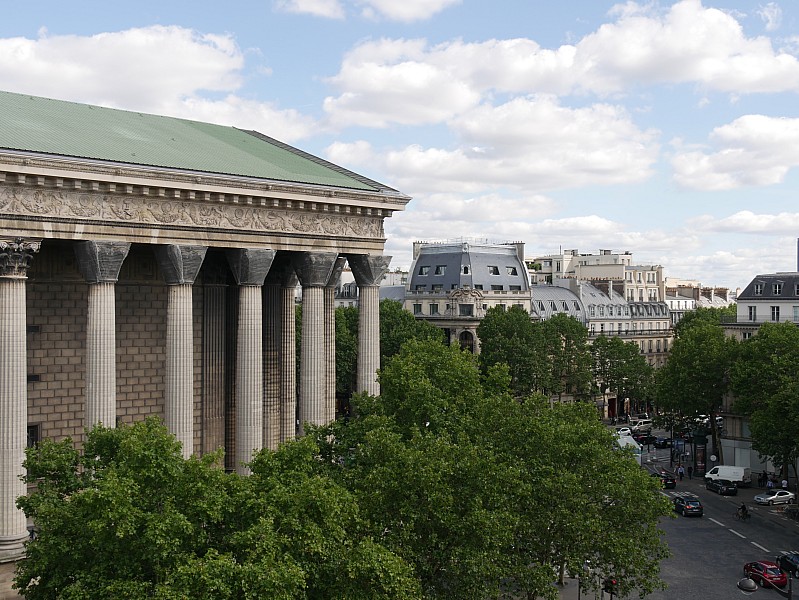 Paris vu d'en haut, glise de la Madeleine, 