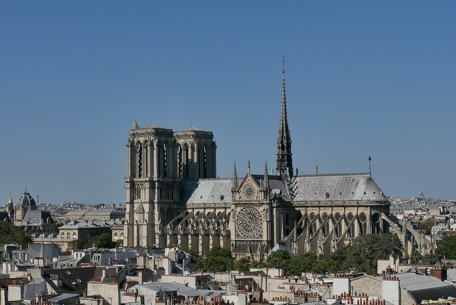 Paris vu d'en haut, Cathdrale Notre-Dame de Paris, Maison de la Mutualit