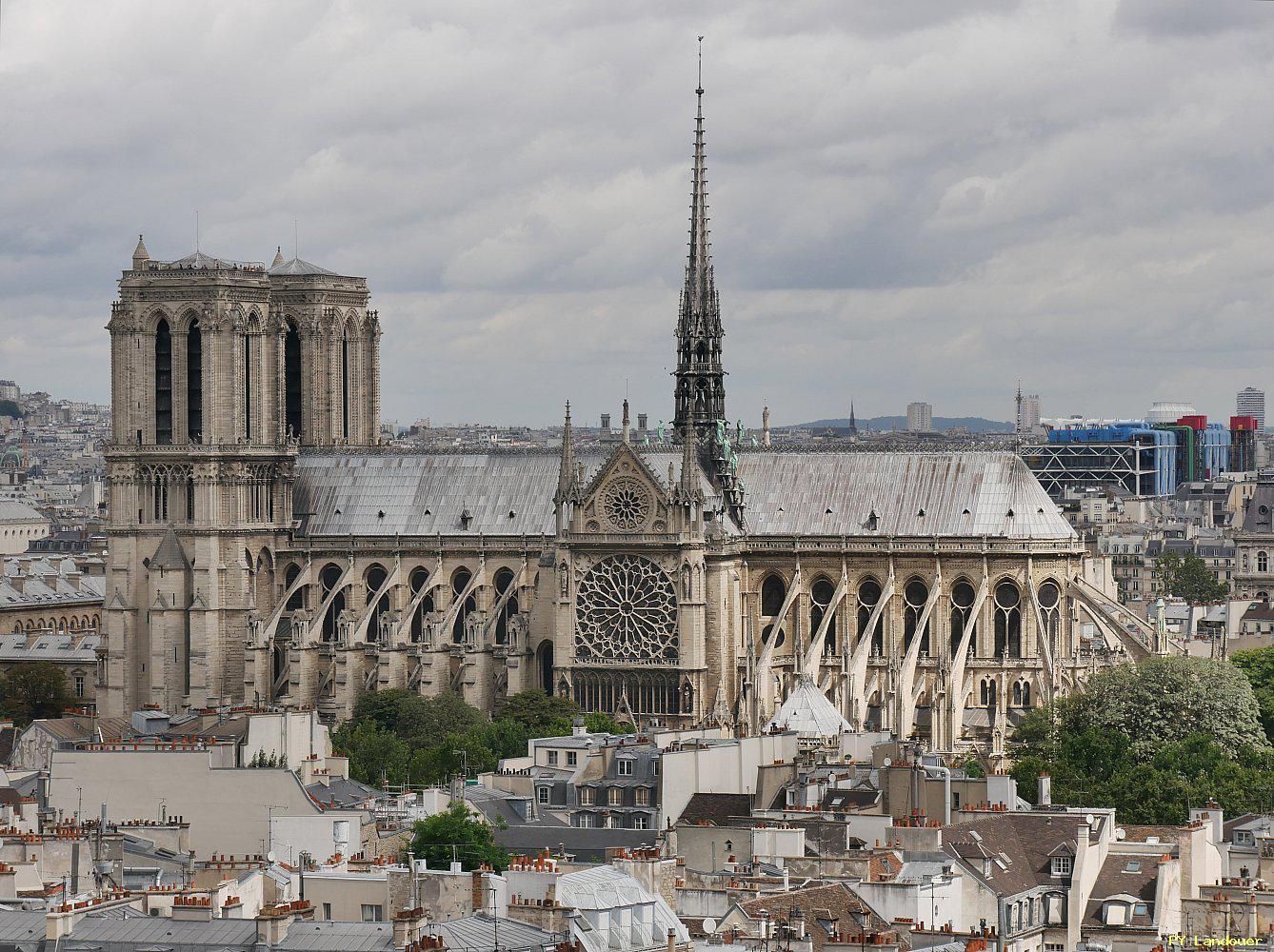 Paris vu d'en haut, Cathdrale Notre-Dame de Paris, 5 rue Descartes (ancienne cole polytechnique)