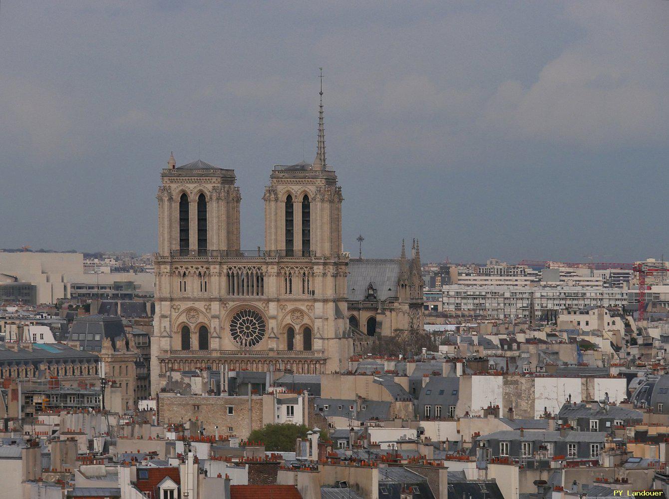 Paris vu d'en haut, Cathdrale Notre-Dame de Paris, 45 Rue des Saints-Pres ( de mdecine)