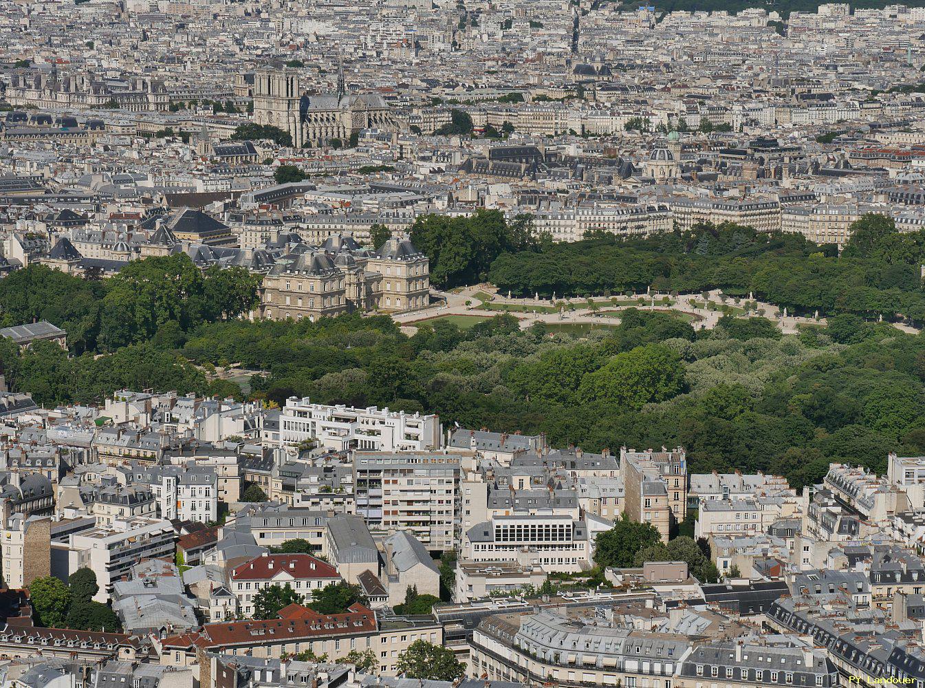 Paris vu d'en haut, Cathdrale Notre-Dame de Paris, tour Montparnasse