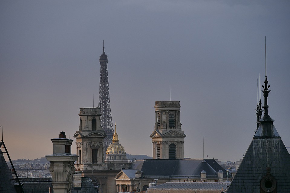 Paris vu d'en haut, Tour Eiffel, 11 Place Marcelin Berthelot (Collge de France)