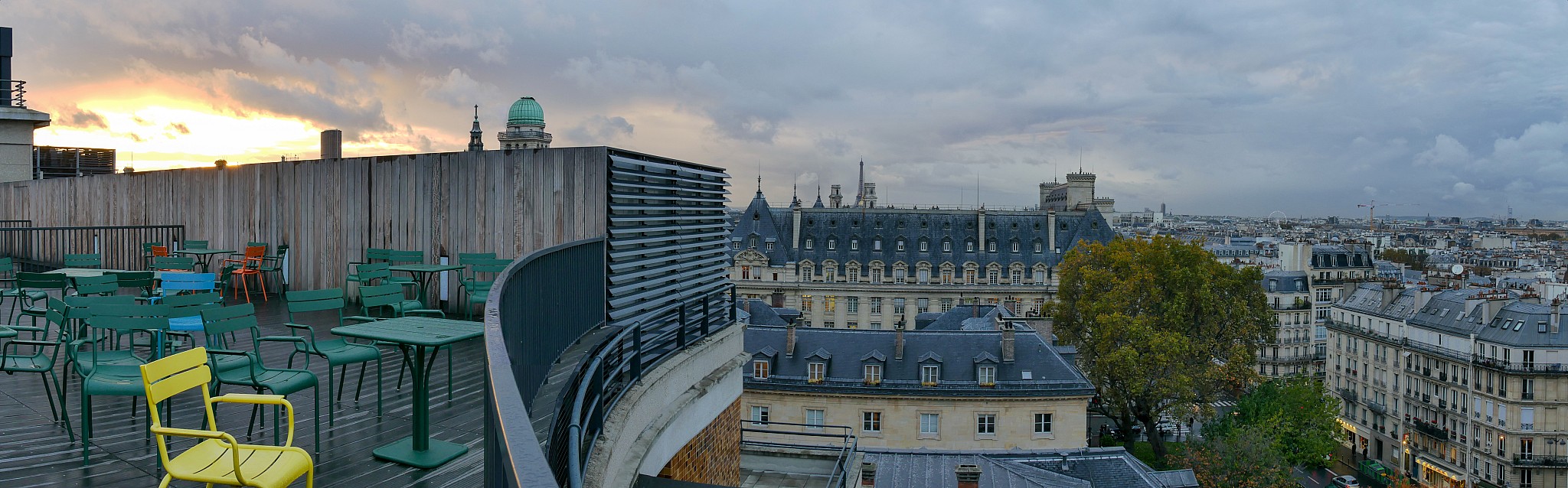 Paris vu d'en haut,  11 Place Marcelin Berthelot (Collge de France)
