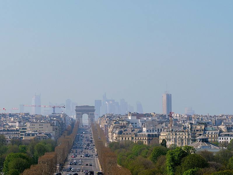 Paris vu d'en haut, Arc de Triomphe, Place de la Concorde