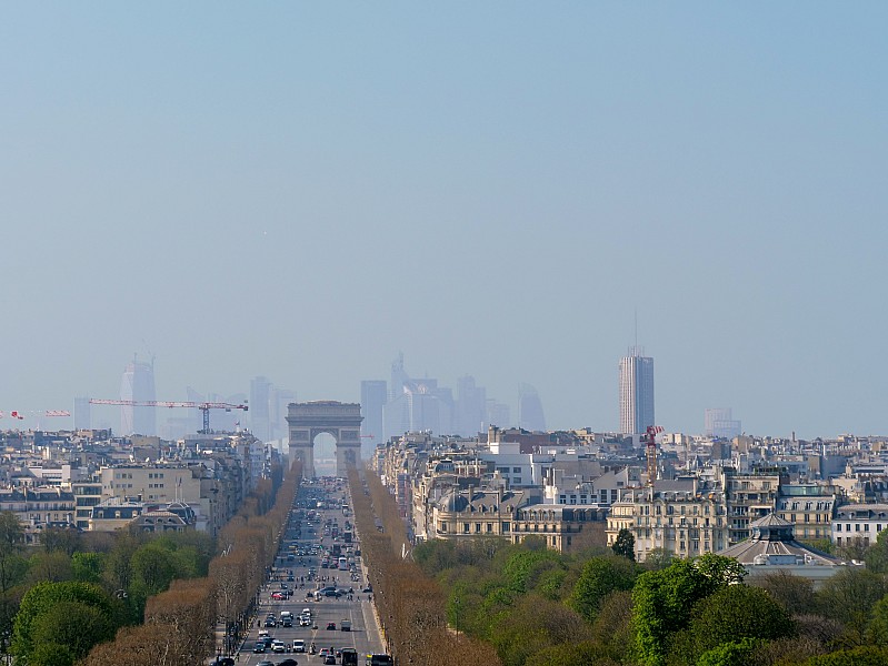 Paris vu d'en haut, Arc de Triomphe, Place de la Concorde