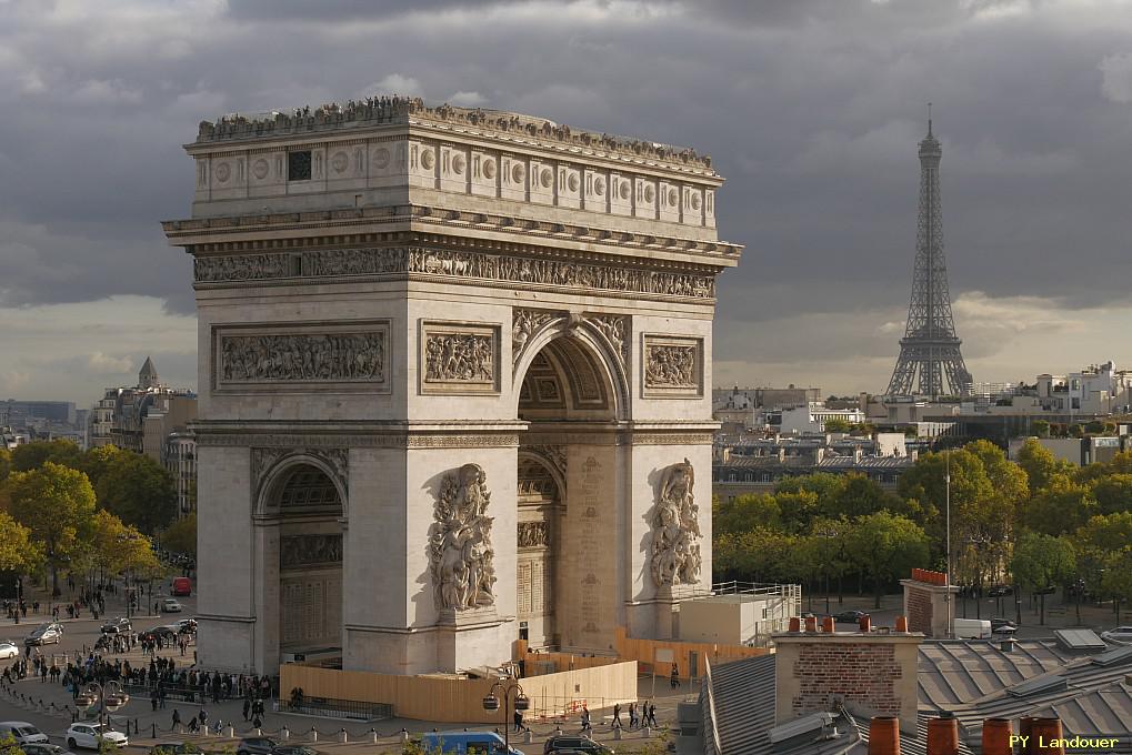 Paris vu d'en haut, Arc de Triomphe, 5 avenue Mac-Mahon