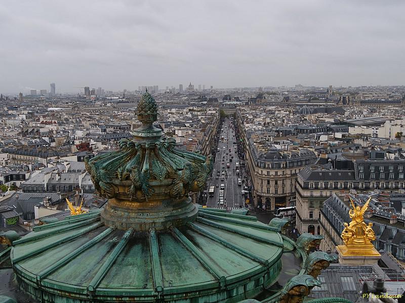 Paris vu d'en haut, Opra, Vues du toit de l'Opra Garnier