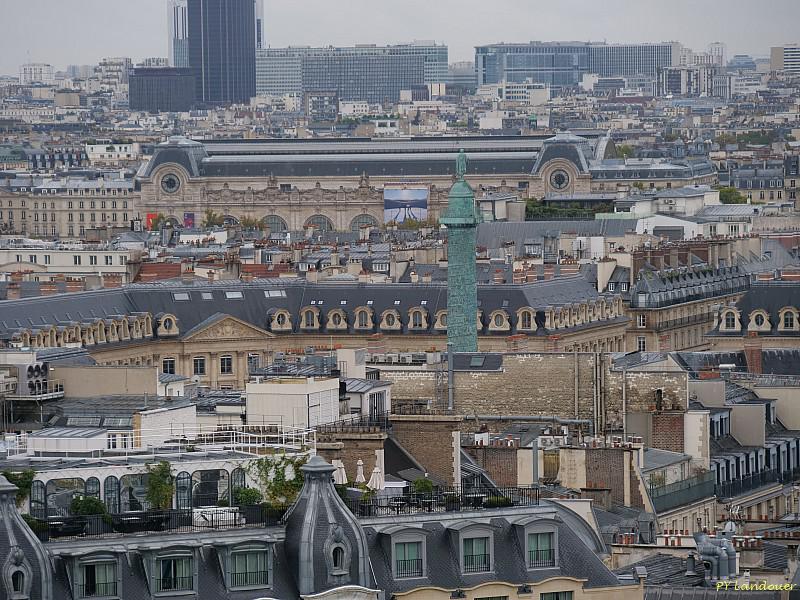 Paris vu d'en haut, colonne Vendme, Vues du toit de l'Opra Garnier