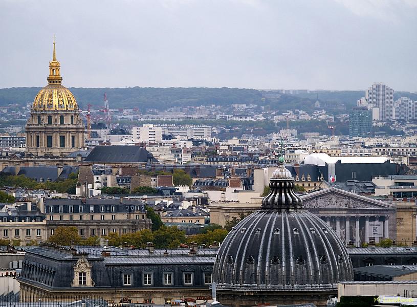 Paris vu d'en haut, Invalides, Vues du toit de l'Opra Garnier