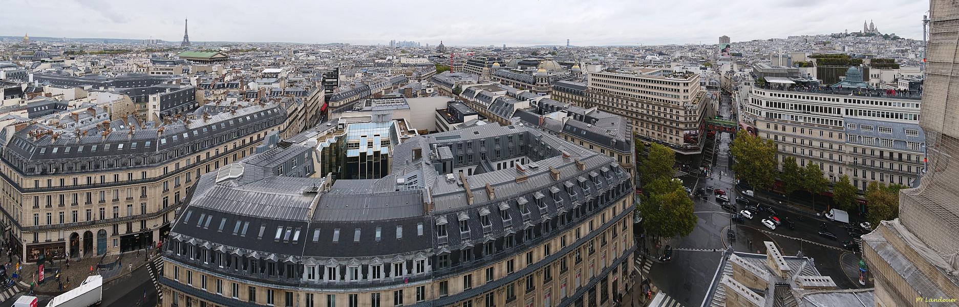 Paris vu d'en haut,  Vues du toit de l'Opra Garnier