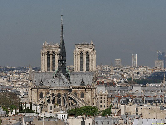 Paris vu d'en haut, Cathdrale Notre-Dame de Paris