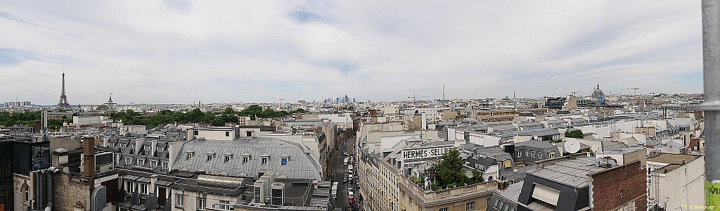 Paris vu d'en haut,  9 rue du Faubourg Saint-Honor