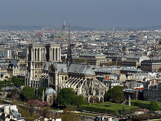 Paris vu d'en haut, Cathdrale Notre-Dame de Paris