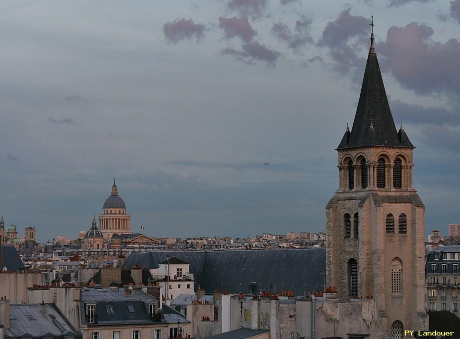 Paris vu d'en haut, glise Saint-Germain-des-Prs, 45 Rue des Saints-Pres ( de mdecine)