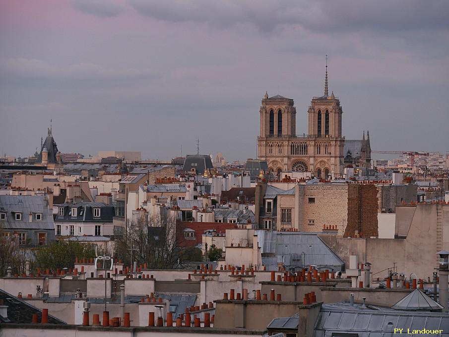 Paris vu d'en haut, Cathdrale Notre-Dame de Paris, 45 Rue des Saints-Pres ( de mdecine)