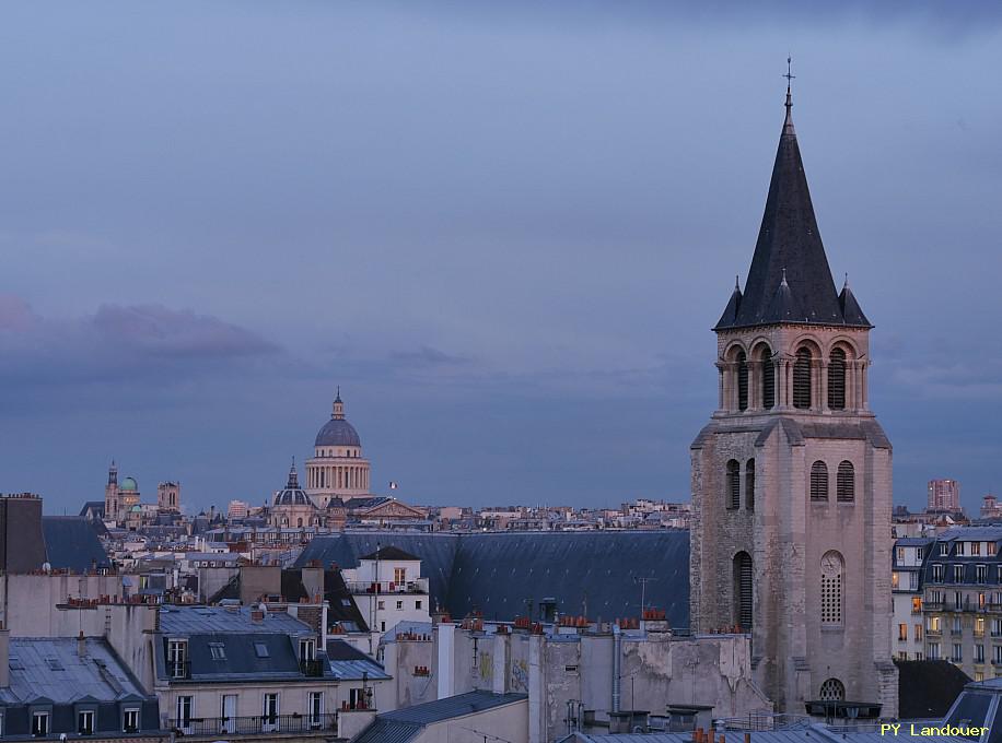 Paris vu d'en haut, glise Saint-Germain-des-Prs, 45 Rue des Saints-Pres ( de mdecine)