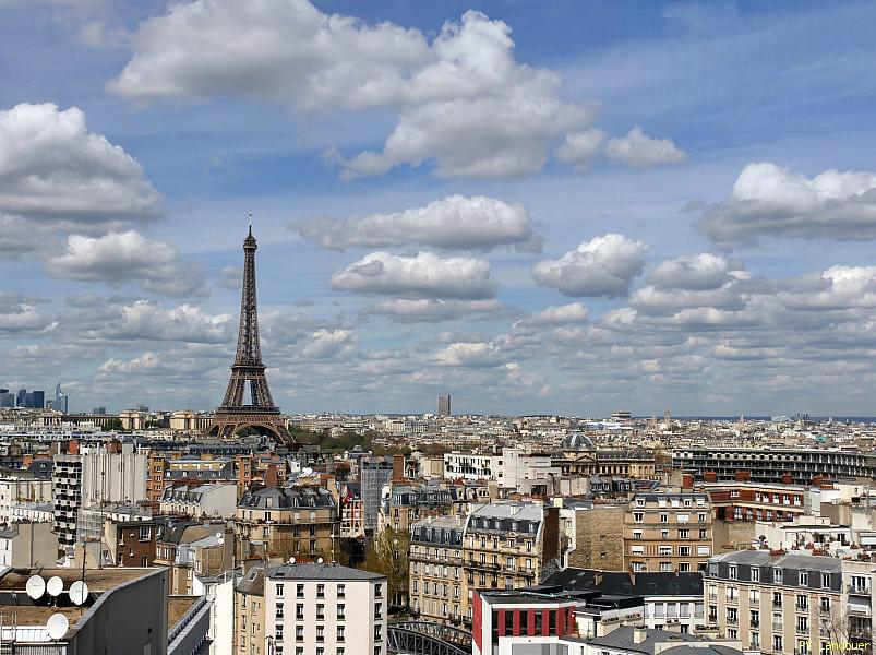 Paris vu d'en haut, Tour Eiffel, 1 rue Miollis