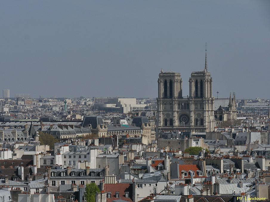 Paris vu d'en haut, Cathdrale Notre-Dame de Paris, 45 Rue des Saints-Pres ( de mdecine)