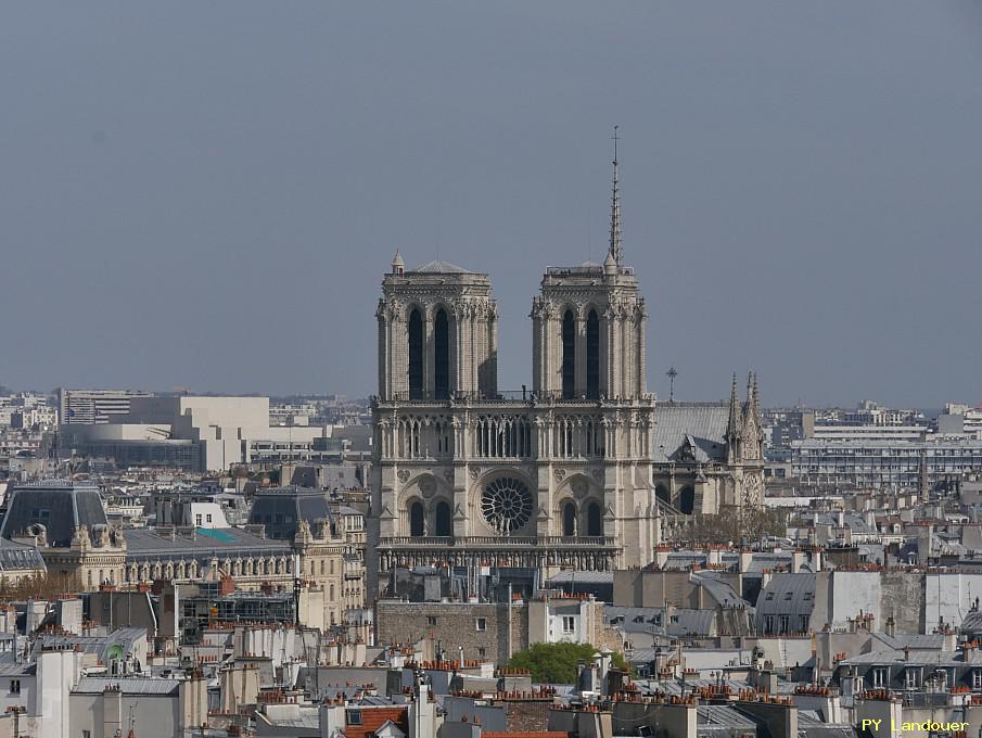 Paris vu d'en haut, Cathdrale Notre-Dame de Paris, 45 Rue des Saints-Pres ( de mdecine)
