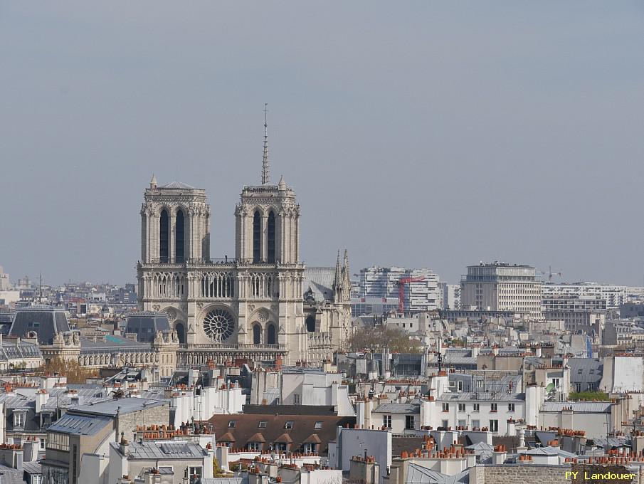 Paris vu d'en haut, Cathdrale Notre-Dame de Paris, 45 Rue des Saints-Pres ( de mdecine)