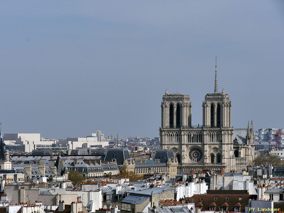 Paris vu d'en haut, Cathdrale Notre-Dame de Paris, 45 Rue des Saints-Pres ( de mdecine)