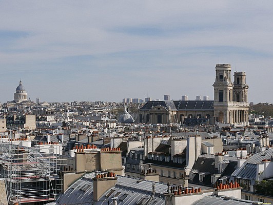 Paris vu d'en haut, glise Saint-Sulpice