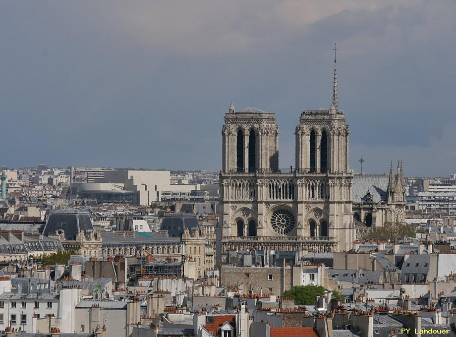 Paris vu d'en haut, Cathdrale Notre-Dame de Paris, 45 Rue des Saints-Pres ( de mdecine)