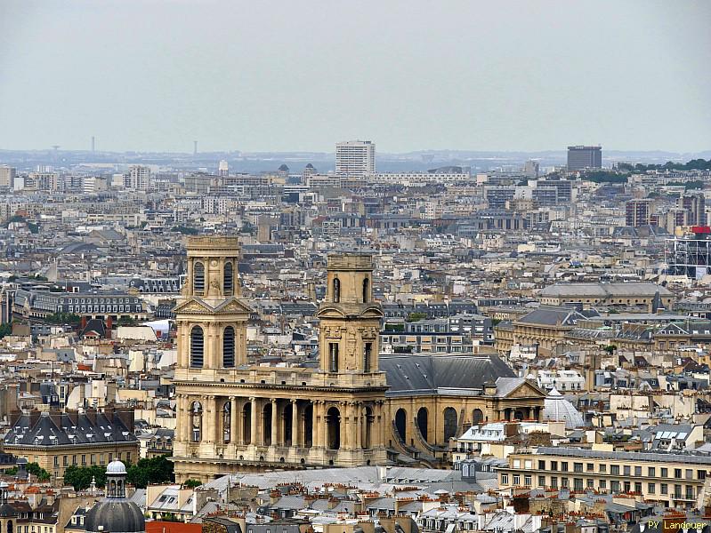 Paris vu d'en haut, glise Saint-Sulpice, tour Montparnasse