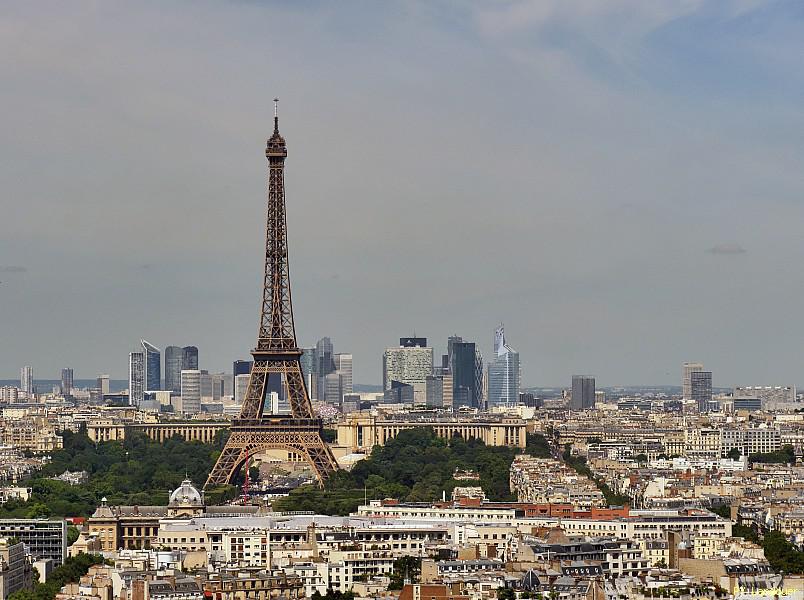 Paris vu d'en haut, Tour Eiffel, tour Montparnasse