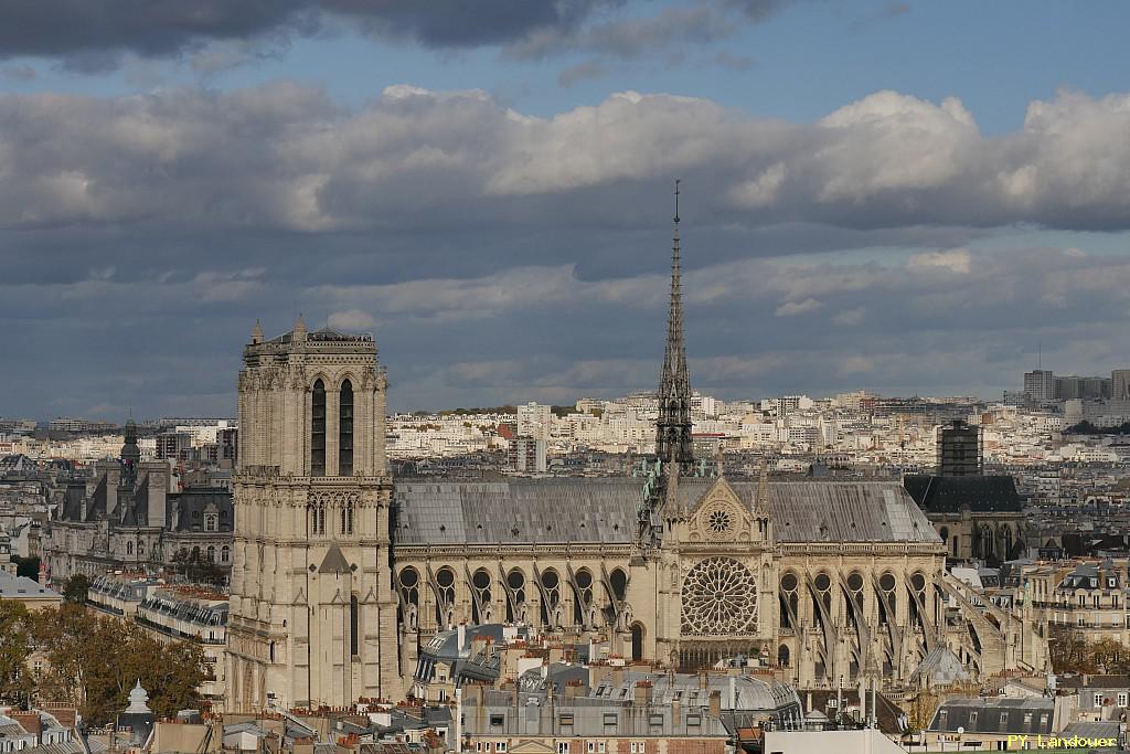 Paris vu d'en haut, Cathdrale Notre-Dame de Paris, 50 Rue Saint-Jacques