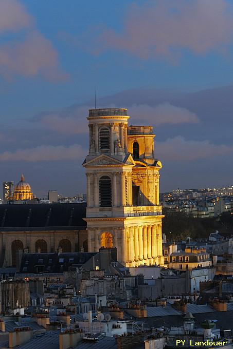 Paris vu d'en haut, glise Saint-Sulpice, 45 Rue des Saints-Pres ( de mdecine)