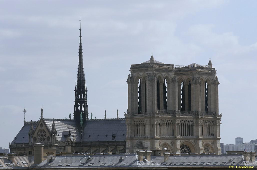 Paris vu d'en haut, Cathdrale Notre-Dame de Paris, Htel de Ville de Paris