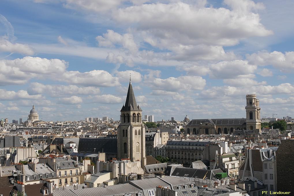 Paris vu d'en haut, glise Saint-Sulpice, 45 Rue des Saints-Pres ( de mdecine)