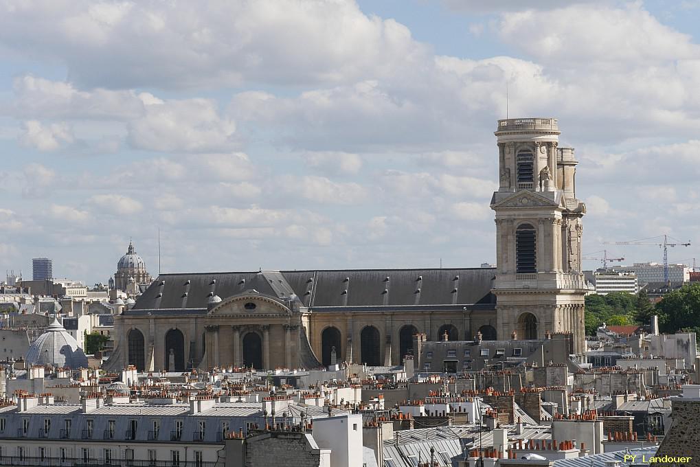 Paris vu d'en haut, glise Saint-Sulpice, 45 Rue des Saints-Pres ( de mdecine)