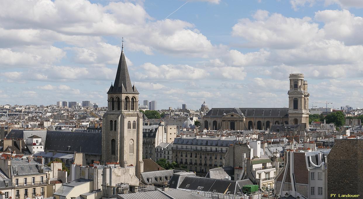 Paris vu d'en haut, glise Saint-Germain-des-Prs, 45 Rue des Saints-Pres ( de mdecine)