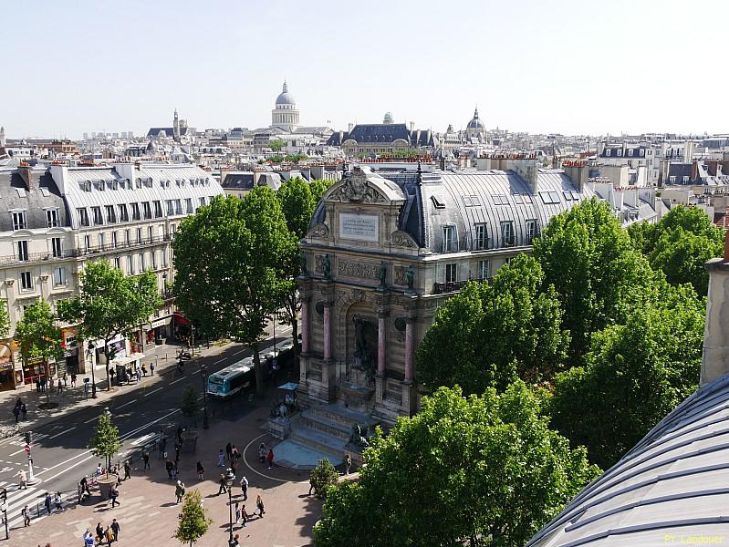 Paris vu d'en haut, 2 Place St-Michel