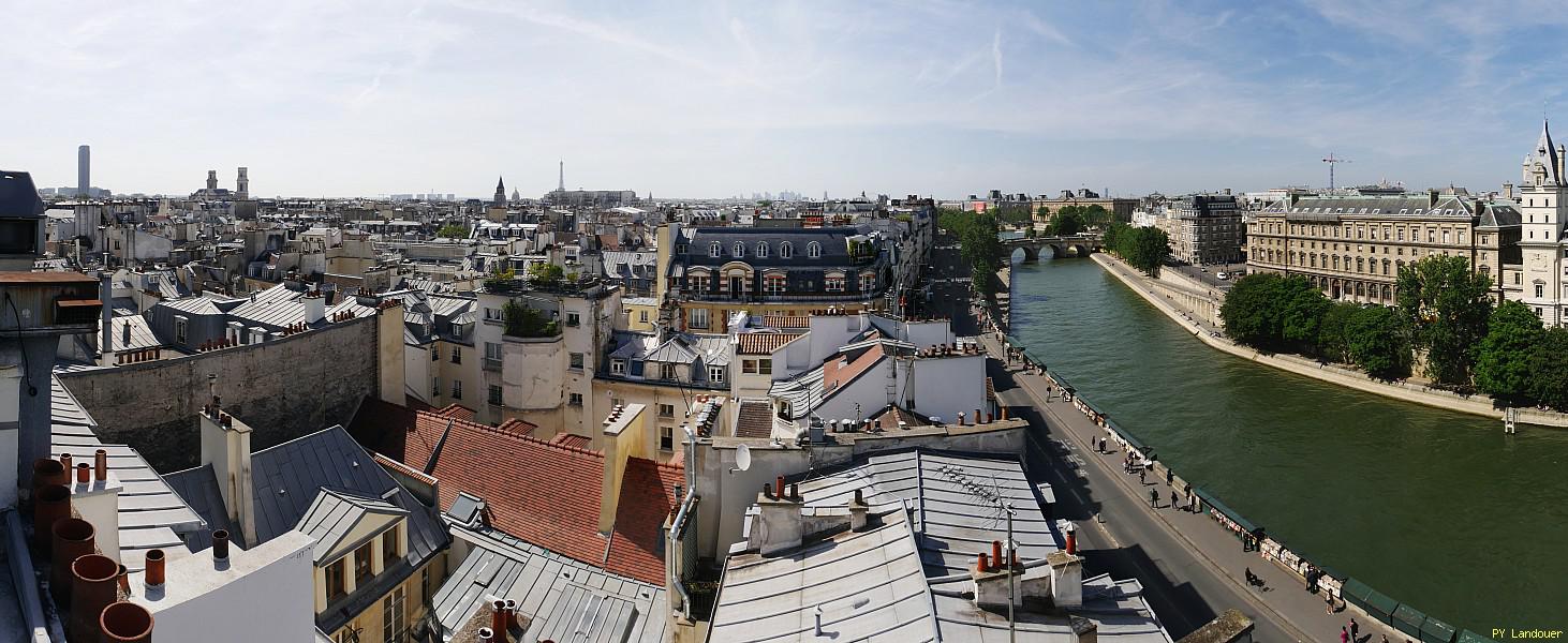 Paris vu d'en haut, 2 Place St-Michel