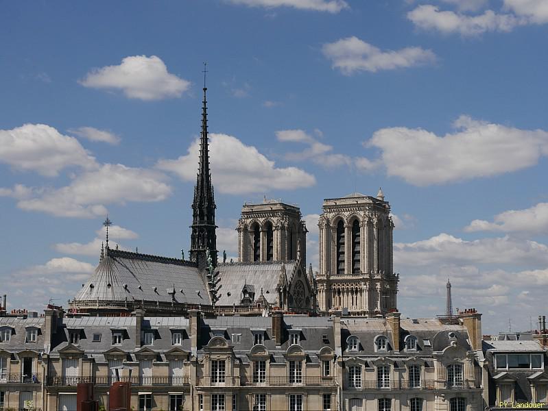 Paris vu d'en haut, Cathdrale Notre-Dame de Paris, 5 rue Jean-du-Bellay