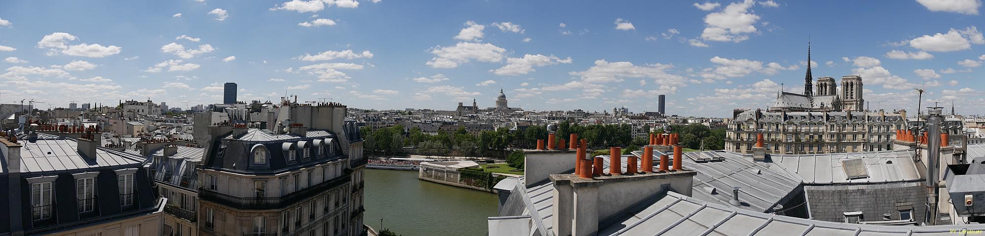 Paris vu d'en haut,  5 rue Jean-du-Bellay