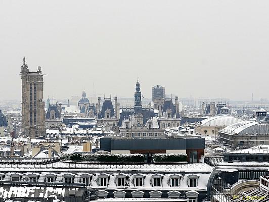 Paris vu d'en haut, Beffroi, 4 Place du Louvre, 7 fvrier 2018