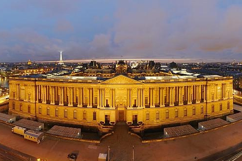 Paris vu d'en haut, Louvre, Beffroi, 4 Place du Louvre