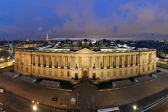 Paris vu d'en haut, Louvre, Beffroi, 4 Place du Louvre