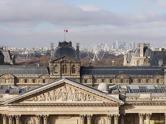 Paris vu d'en haut, Louvre, Beffroi, 4 Place du Louvre