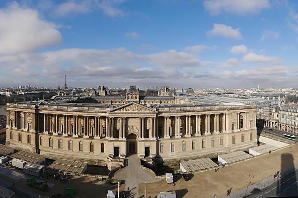 Paris vu d'en haut, Louvre, Beffroi, 4 Place du Louvre