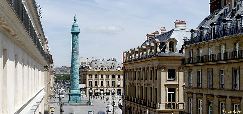 Paris vu d'en haut, colonne Vendme, 5 rue de Castiglione